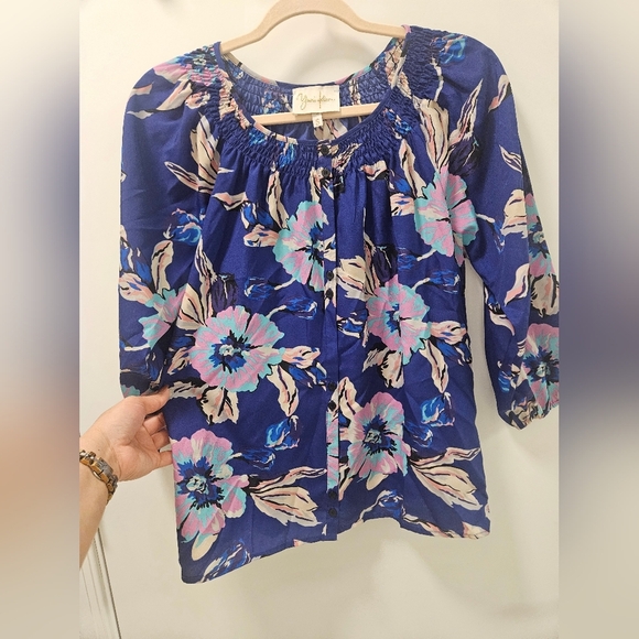 Yumi Kim Floral Tops Size S - Picture 2 of 10